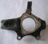 Corvette steering knuckle fire damaged before cleaning 